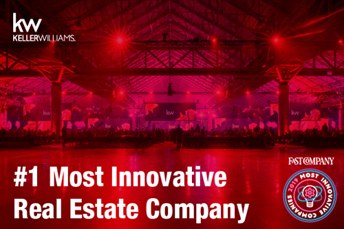 Headline graphic from KW stating KW is #1 most innovative real estate company